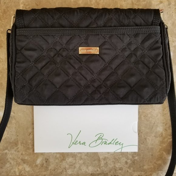 Like NEW Vera Bradley Quilted Microfiber Convertible Clutch Shoulder Crossbody - Picture 3 of 12
